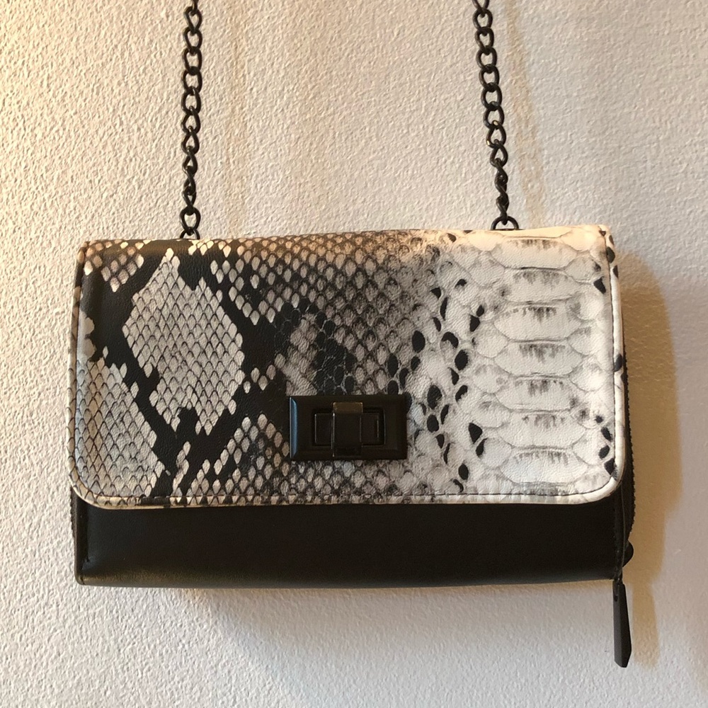 Snake print Crossbody Bag
